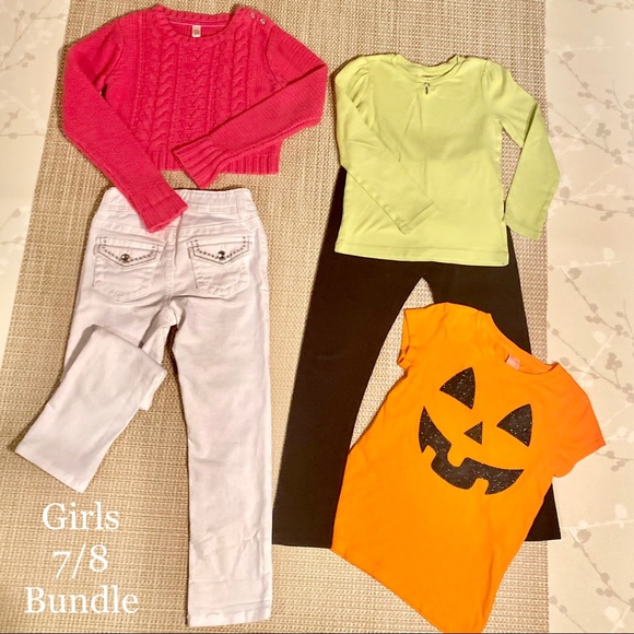 ✔️ SOLD 📬 EUC/ VGUC 5 pc. Girls Bundle, size 7/8 - Picture 1 of 5